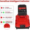 Rapid Battery Charger Station for Milwaukee M18 Charger Compatible with Milwaukee 18V Lithium Battery