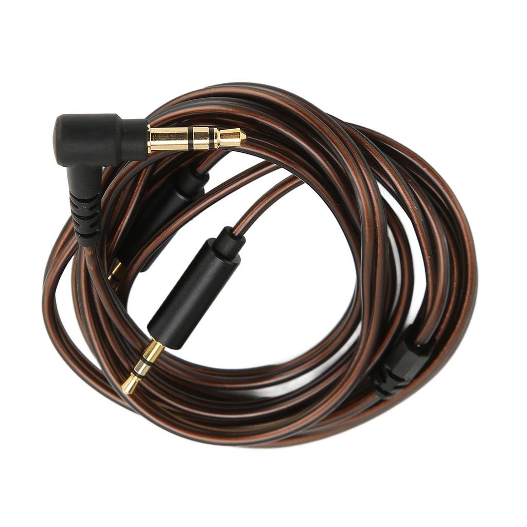 3.5mm To Dual 2.5mm Earphone Replacement Cable for Hifiman HE400S HE 400I HE560 HE 350 HE1000 HE1000 V2 47.2in