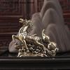 Creative Metal Craft Home Decorations Bronze Calabash Horse Desktop Ornament Decoration Zodiac Horse Statue Stereoscopic