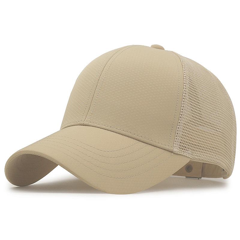 Summer Hat Men's Large Baseball Cap Large Mesh Breathable Large Head Circumference Peaked Cap Large Size Sun Protection Visor