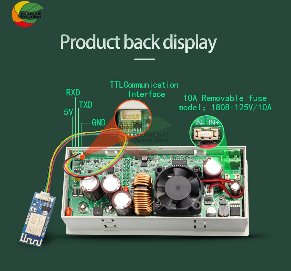 XY6008 NC Adjustable DC Regulated Power Supply Constant Voltage and Constant Current Maintenance 60V 8A4 80W Step-down Module