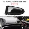 2Pcs Car Interior Door Handle Chrome Plated Left Right Inner Door Handle for Renault Clio II Megane I Scenic I Auto Accessories