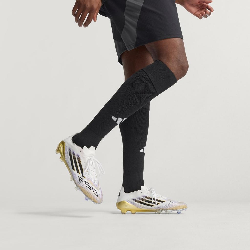 adidas F50 ELITE FG JH7617 Unisex Performance Sports Shoes Cloud White / Core Black / Gold Metallic