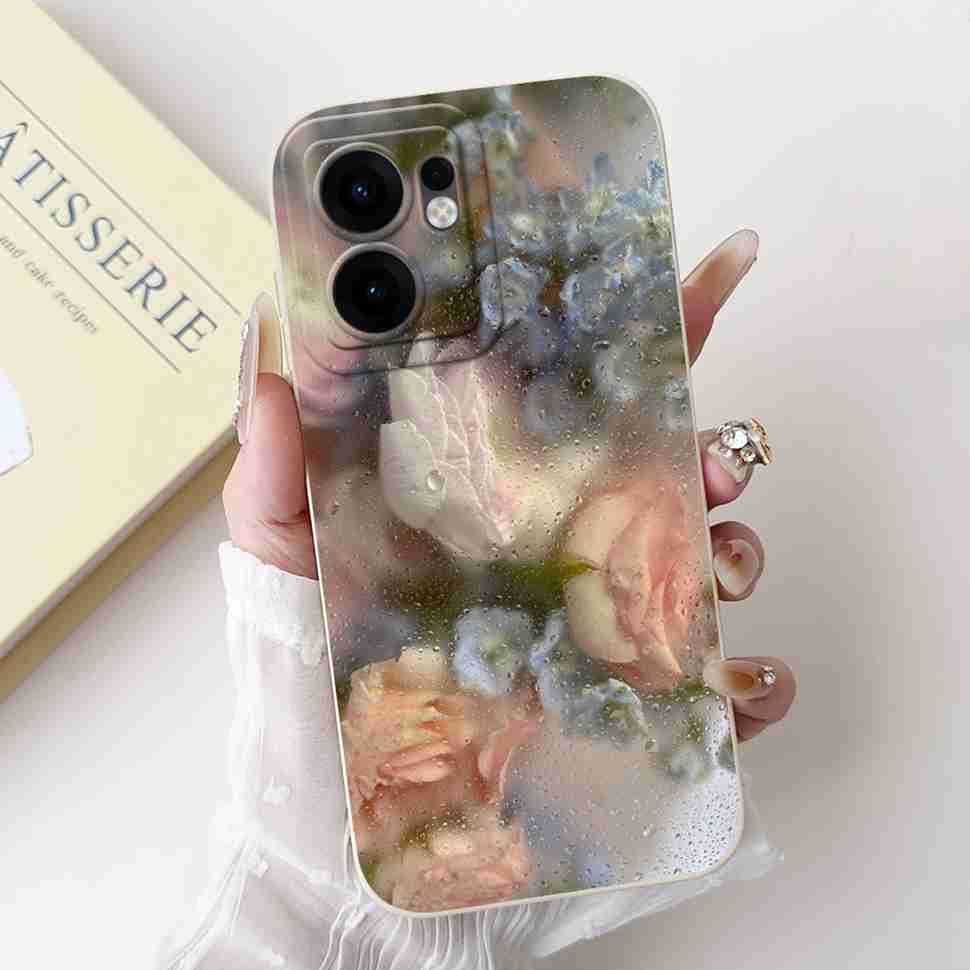 Flower Rabbit Case For OPPO Reno 13F 4G 5G Silicone Soft Cover For OPPO Reno13 F Reno13F 5G CPH2699 2025 Fundas Capas