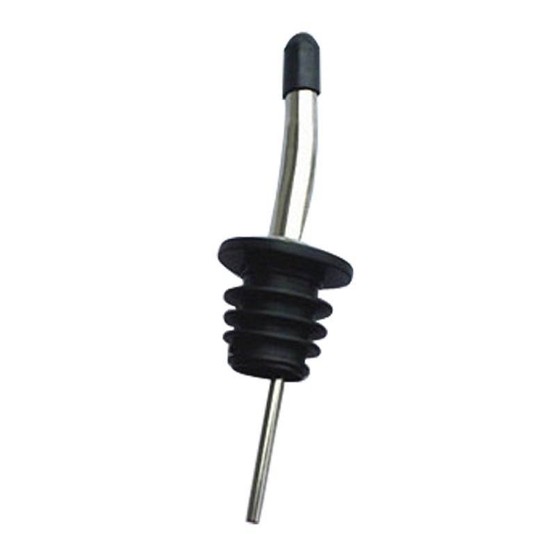 1 Stücke Flaschenverschluss Rotweinausgießer mit Kappe Champagner Öl Flasche Holzstopfen Halten Wein Frisch Schwarzer Deckel Ausgießer Bar Party Supplies
