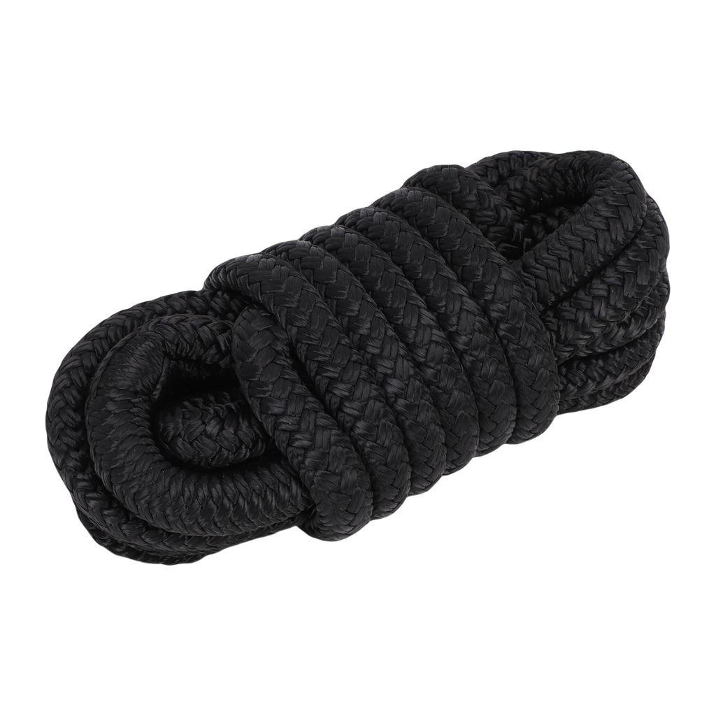 Boat Dock Line Double Weaving Nylon Boat Rope for Docking with 12in Marine Grade High Strength Mooring Rope 1Celsius2 Inch X15 Ft