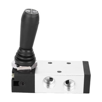 Zwei Positionen Fünf Wege Hebelventil Aluminiumlegierung Mechanisches Ventil 4H21006G 4H21008G(G 14 Zoll )