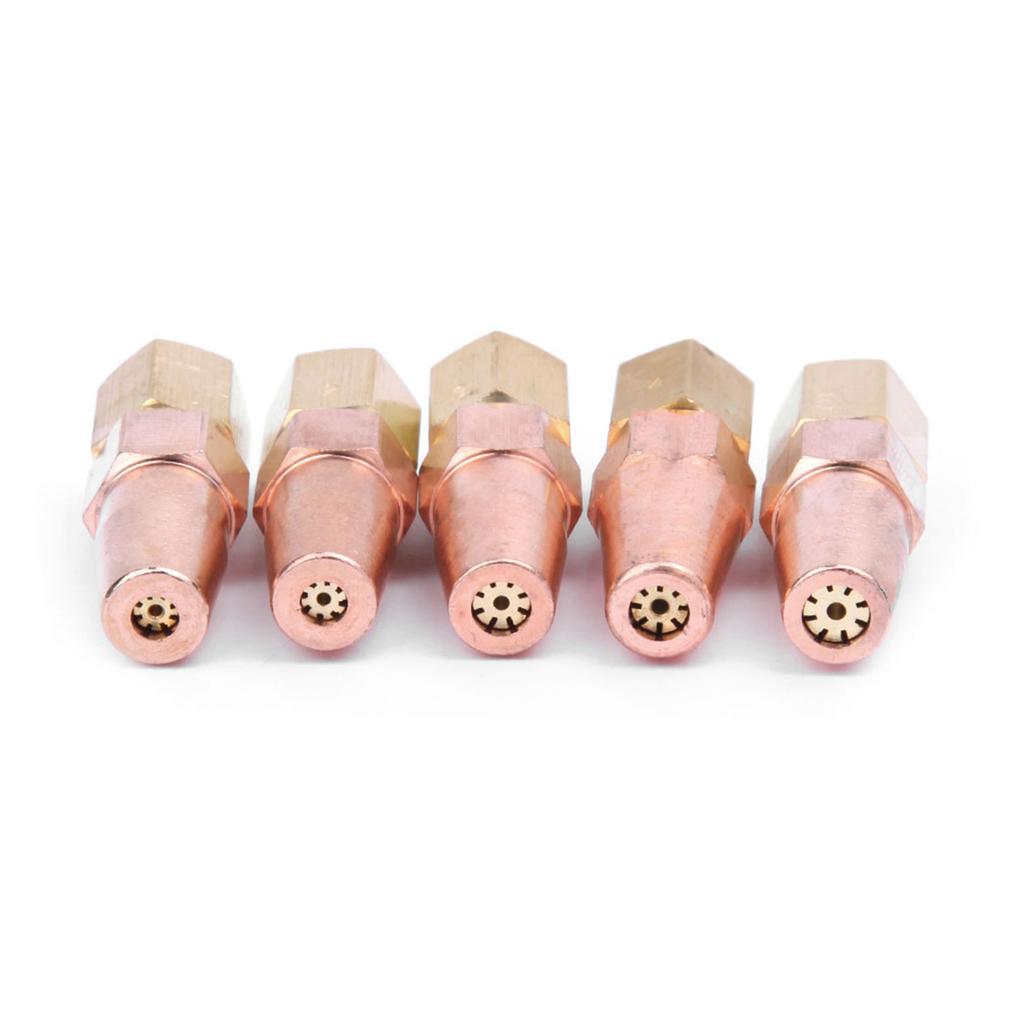5Pcs Propane Gas Welding Nozzle H01-6 OxygenGas Contact Tips Holder for Priming Applications Thermal Metal Expansion