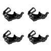 4 Sets Roof Rack Shovel Mount Heavy Duty Multipurpose Metal Rubber Clamp Mounting Bracket for Roof Rack Boats Tool