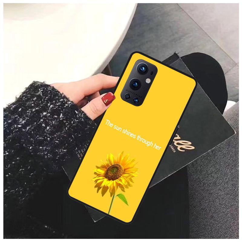 Gelber Blumendruck Ästhetik Für OnePlus Nord N10 N100 CE 5G Weiche Hüllen für One Plus 5T 6T 7T 8T 8PRO 9PRO Handyhülle Coque