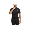 Adidas Polka Dot Print Fitted Short Sleeve Polo Shirt Men Polo Shirts Black HT6838