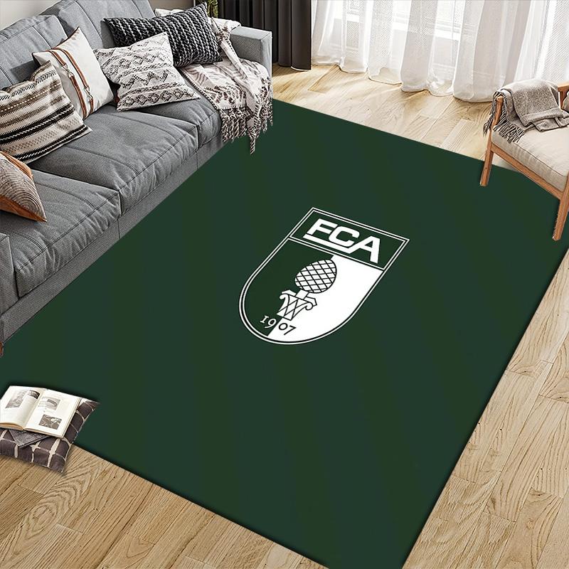 Deportivo La Coruna Flannel Pattern Square Carpet,Area Rug,Carpet Rug for Living Room Bedroom Sofa Playroom Decor,Non-slip Floor Mat
