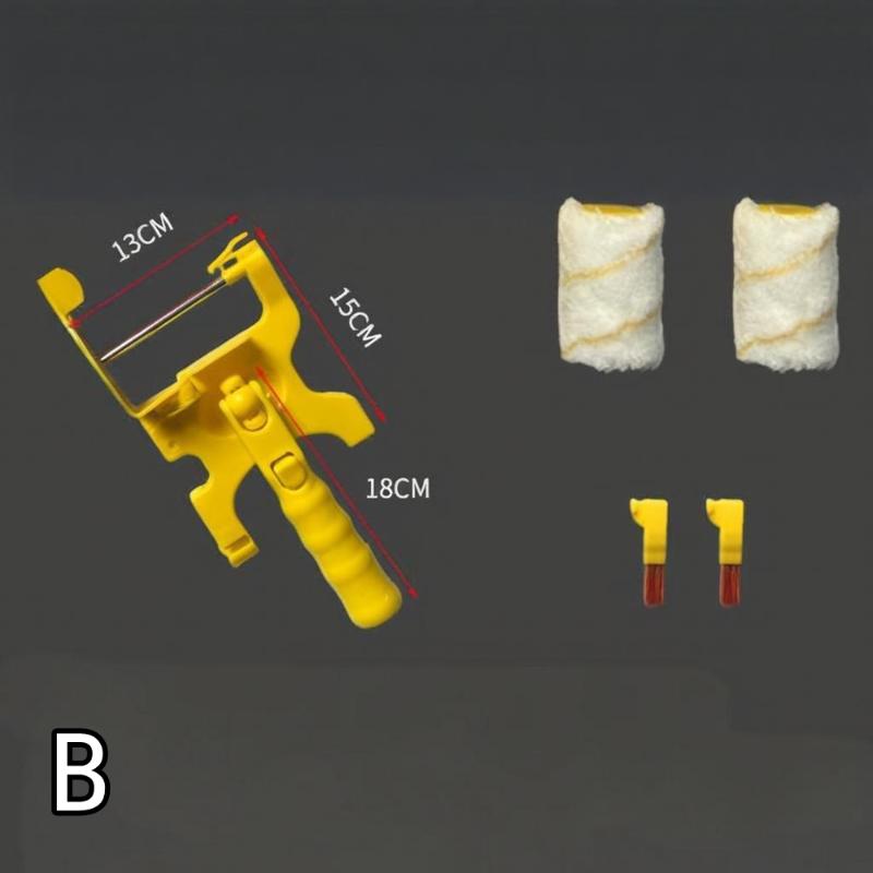 New Profesional Wall Paint Roller Set Multifunctional Clean-Cut Edger Painting Rolling Brush For Wall Painting Treatment Tools