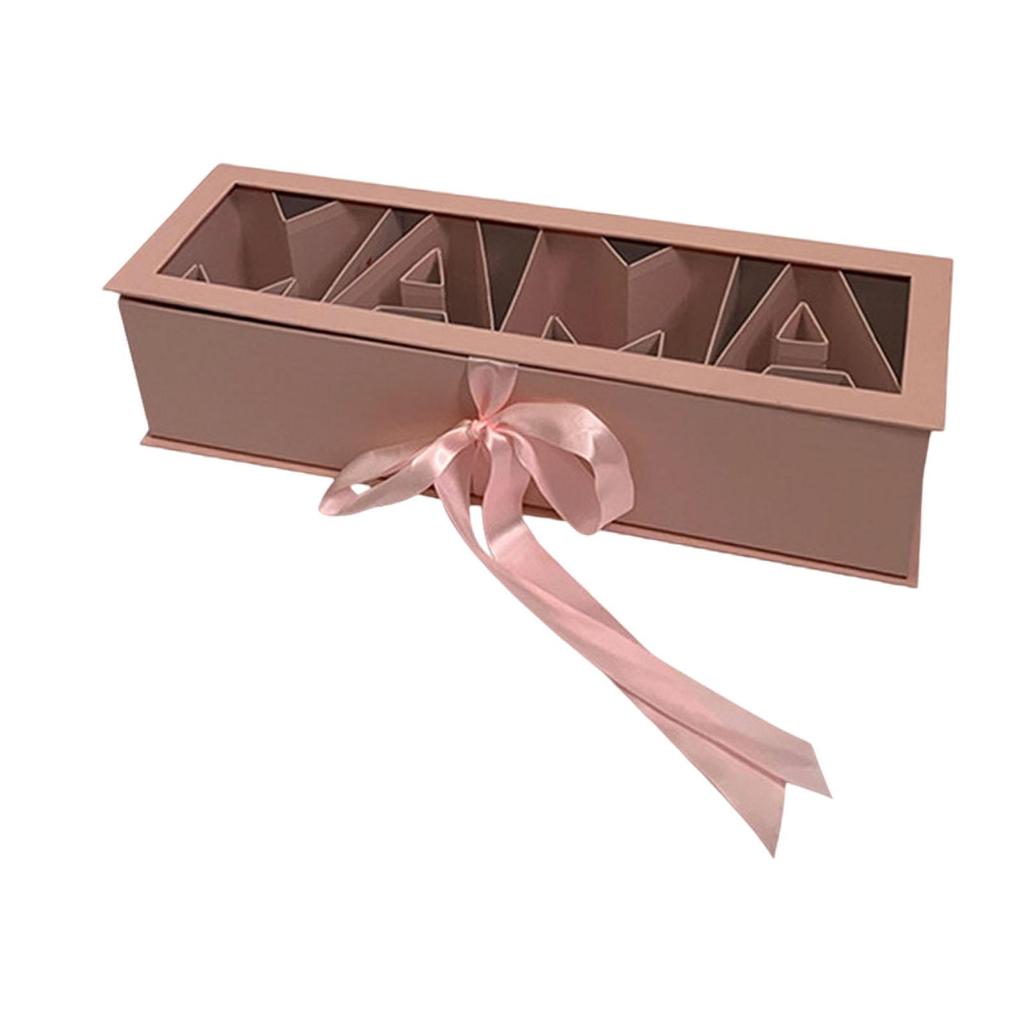 Mama Buchstabenförmige Leere Blumenbox Muttertag Karton Blumenverpackung für Valentinspartys Jubiläum DIY Geschenk Dekoration