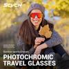 SCVCN Photochromic Hiking Eyewear Cycling Glasses Sunglasses for Men Cycling Road Mountain Bike Glasses Women Casual Windproof