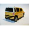 SUZUKI New Hustler Pull-Back Car Diecast Model Car Color Sample Active Yellow and White Two-Tone