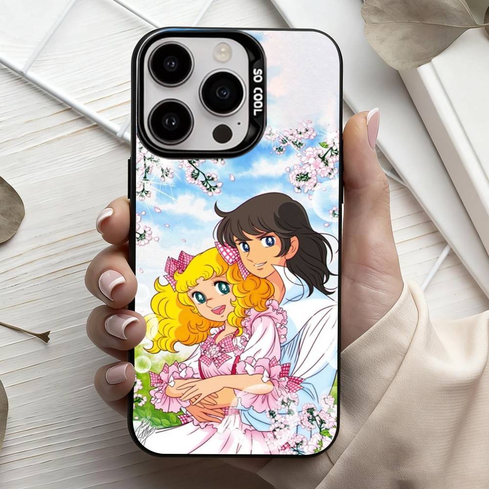 Sweet C-Candy C-Candy TV Series Phone Case For iPhone17,16,15,14,13,12,11 Plus,Pro Max Black Candy Silver Plated Cover