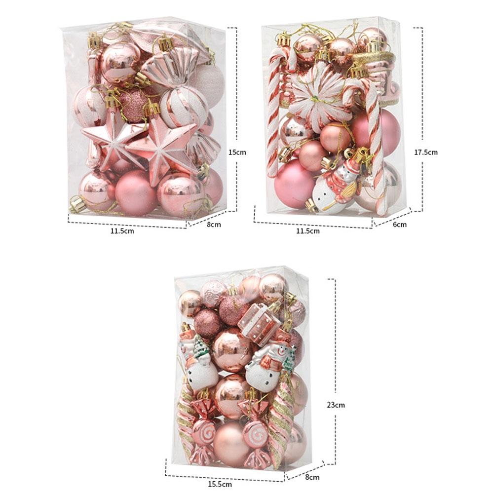Lot de 20/29 boules de Noël au look exquis et matériau de haute qualité