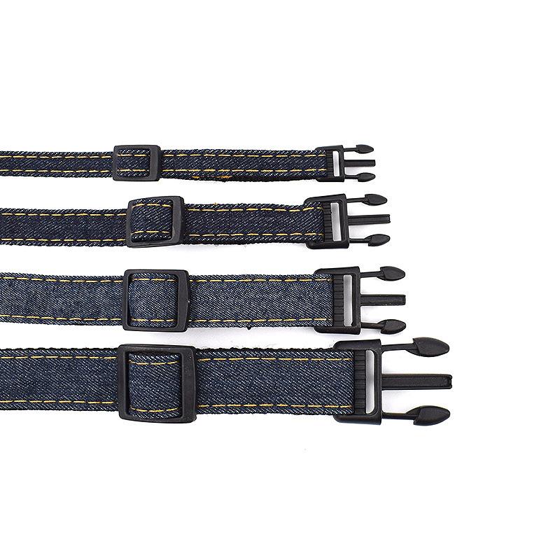 Pet collar, dog denim collar, adjustable cat collar, supplies for Teddy, Corgi, and small dogs