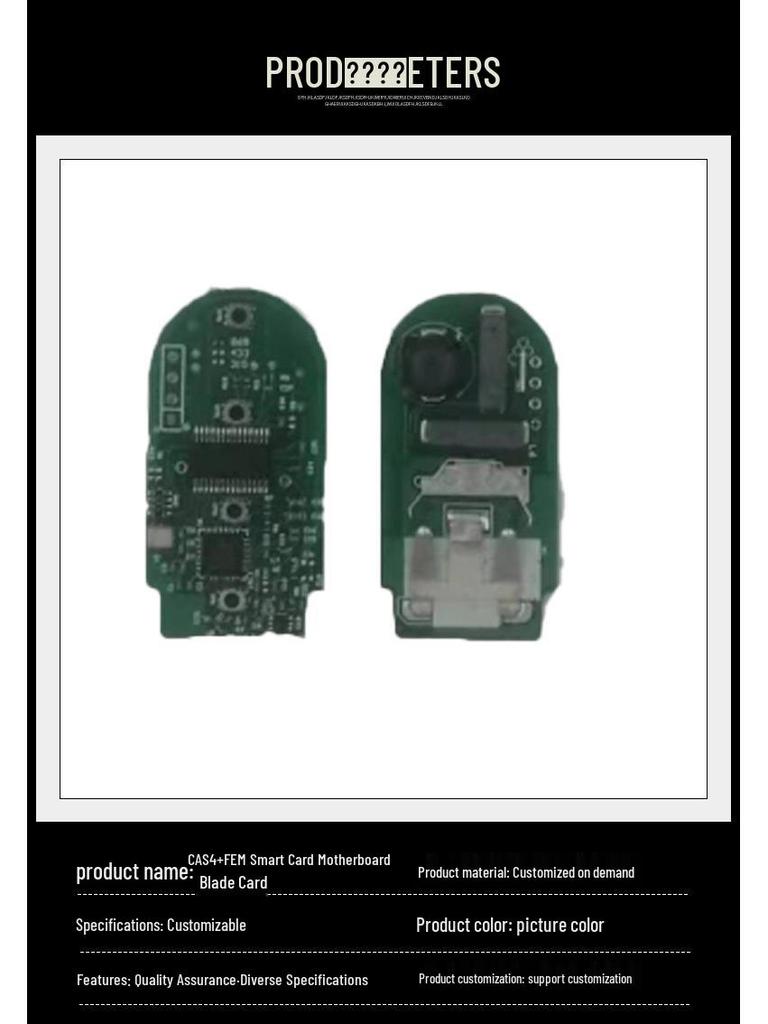 BM CAS4+ FEM 4-Button 868MHz Smart Blade Card Electronic Remote Control Motherboard