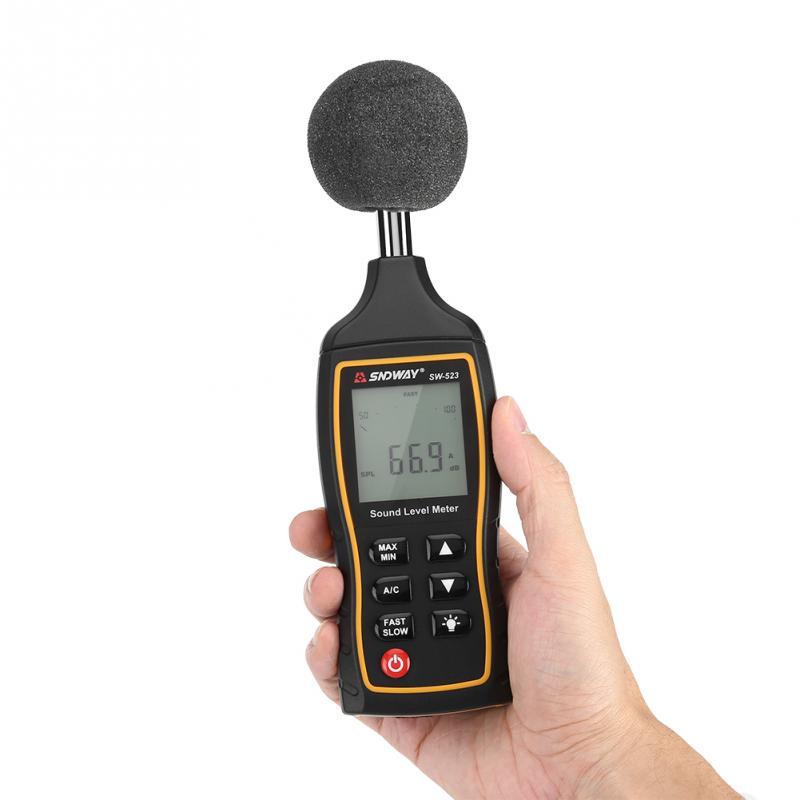 Measuring sound. Sound level meter.