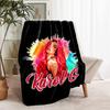 1pc Blanket - Karol G Print Design, Lightweight Blanket for Sofa, Bed- Soft &Warm, Gift for All Seasons