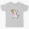 Dabbing Unicorn Shirt Hip Hop Dab Pose Kids T-Shirt