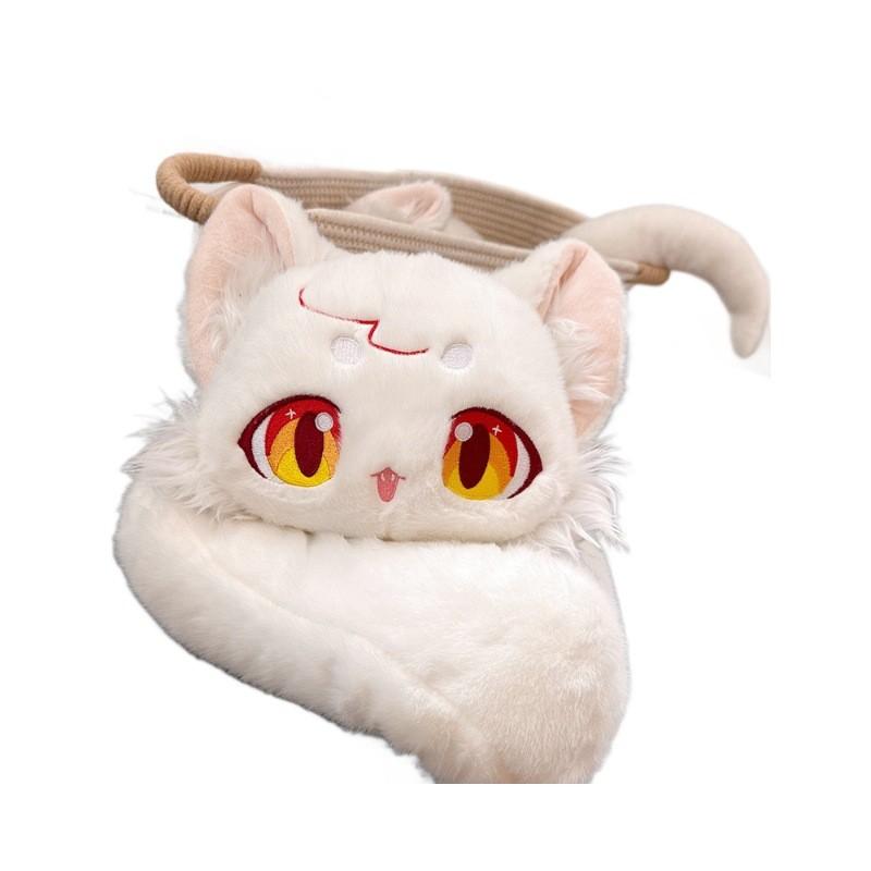 Meow Snake Plush Toy With Soft Short Pile For Zodiac Year Gift