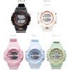 Goodyshop Kids Digital Waterproof Multi-Function Watch 5 Colors for Boys and Girls GD-KIDSCLO-BK