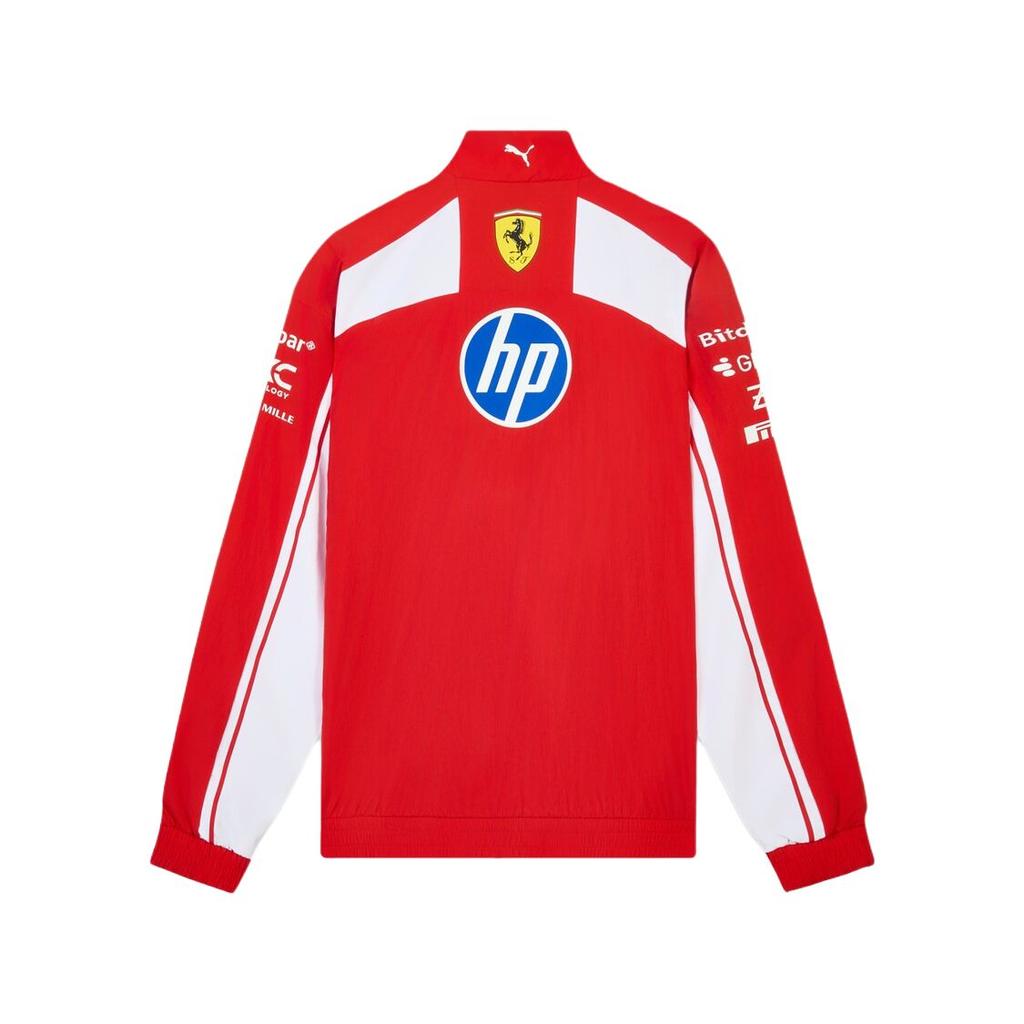 Puma X Ferrari Replica Drivers Authentic Scuderia Ferrari HP Team 2026 Season Casual Zip Breathable Color Block Stand Collar Jacket 71394401
