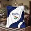 West Bromwich Albion Football Print Flannel Blanket Soft Warm Sofa Bed Throw Blanket For Home Office Bedroom