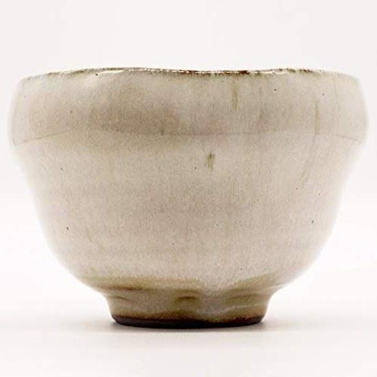 Mino ware plate rice bowl teacup approximately 260ml microwave safe dishwasher white glaze irregular shape made Japan