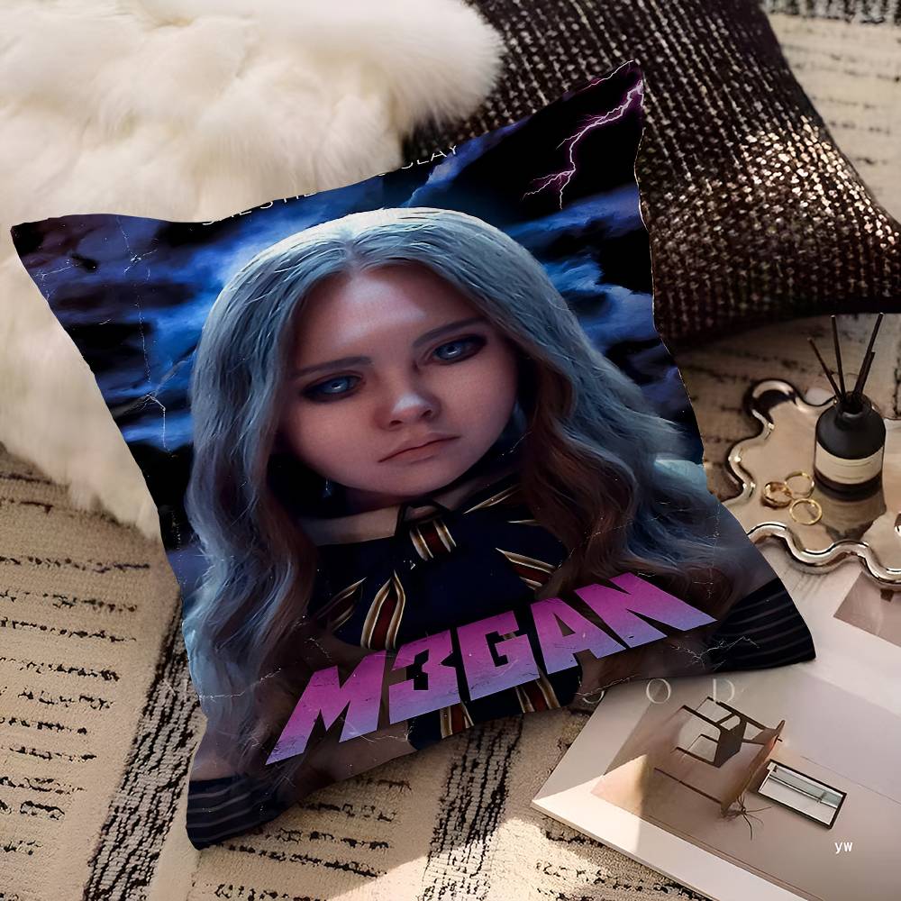Movie MEGAN Pillow Cover Sofa Cushion Cover Home Room Decoration Children Gift
