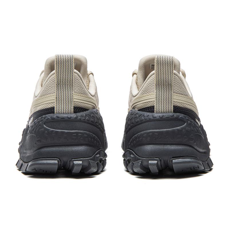 Li Ning Outdoor CF Tracing, Forest Environment Low Top Outdoor Hiking Shoes Unisex Oat Gray/Ebony Black AHCW027-3
