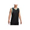 Logo Embroidered Sleeveless Basketball Jersey Men Tops Black FZ0925-010
