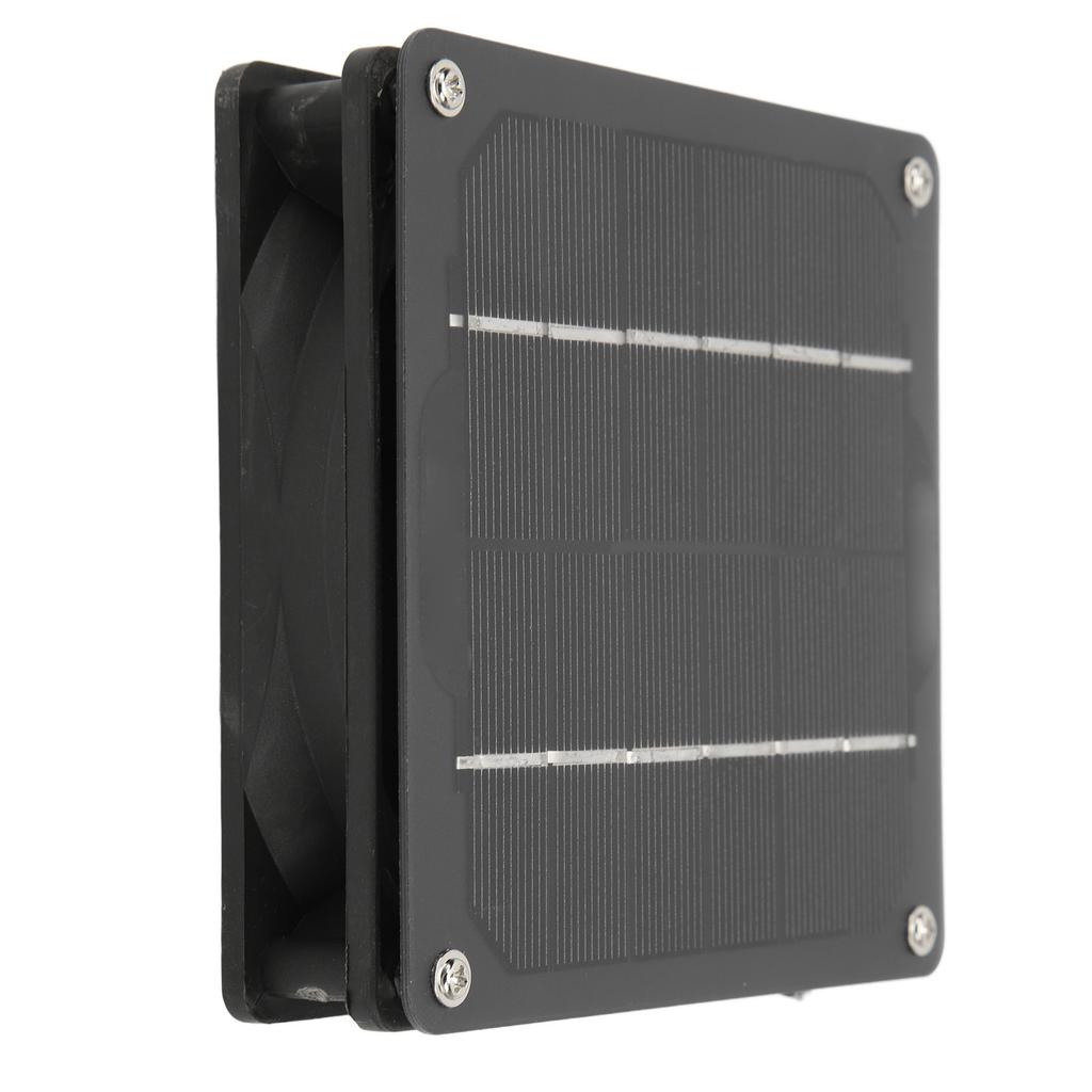 Solar Panel Fan Monocrystalline Silicon for RV Yacht Greenhouses Pet Houses Chicken House Bathroom 5W 6V