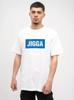 Jigga Wear Frame Men's Oversized Short Sleeve T-Shirt White/Blue M
