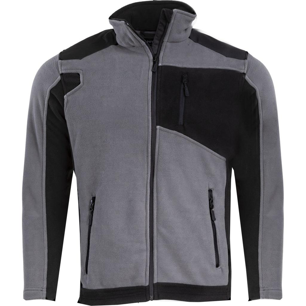 Fleece Sweatshirt with Reinforcements Gray-Black, "", Ce, Lahti