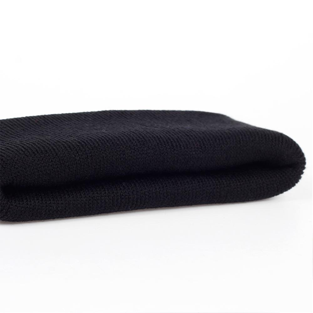 Angry Expression Embroidery Geometric Knitted Hat Winter Warm Men'S And Women'S Outdoor Wool Hat Winter Cold Hat