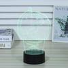 Mini Globusform Visuelle Optische Lampe 7 Farben LED Nachtlicht Heimdekoration Geschenk