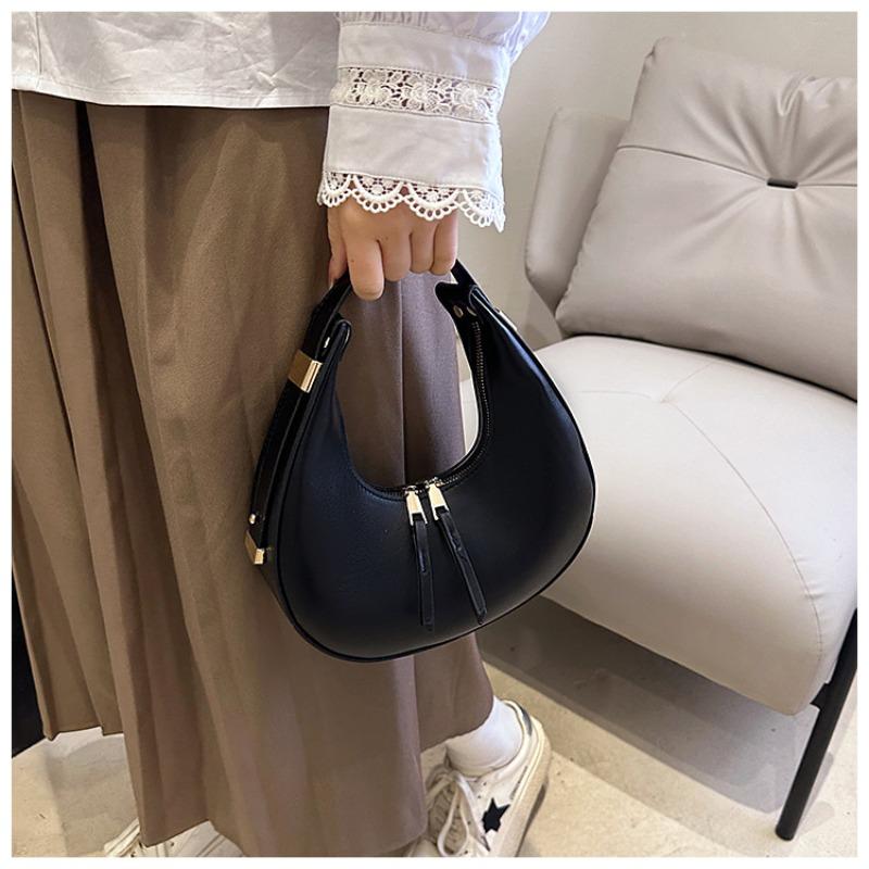 Korean Trend Crescent Bag Retro Fashion Bag Minimally Popular Handbag Versatile Shoulder Bag