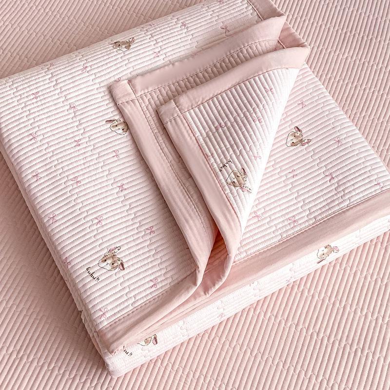 Doppellagiges Garn Gewaschene Baumwolle Bettdecke Beidseitig verwendbare Tatami-Matratze Baumwoll-Bettlaken Matratze