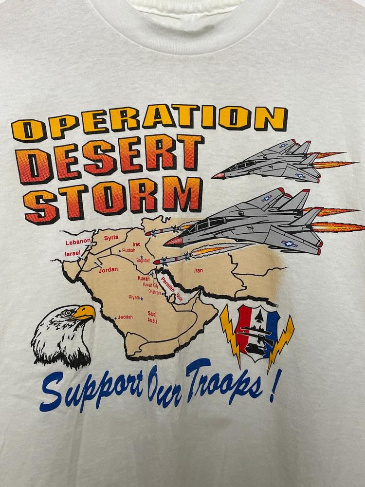 Vintage 1991 Operation Desert Storm Support Our Troops Shirt VN1132 Unisex T-Shirt S