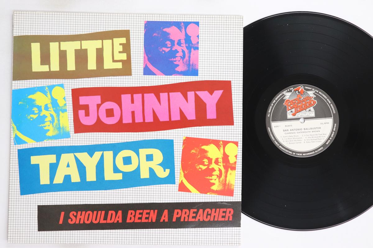 

LP Record LITTLE JOHNNY TAYLOR - I Shoulda Been A Preacher RL0030 RED 1980 UK Blues Used
