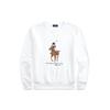 Polo Ralph Lauren Sweatshirts Men's White Crew Neck Moderate Regular MNPOKNI16821483