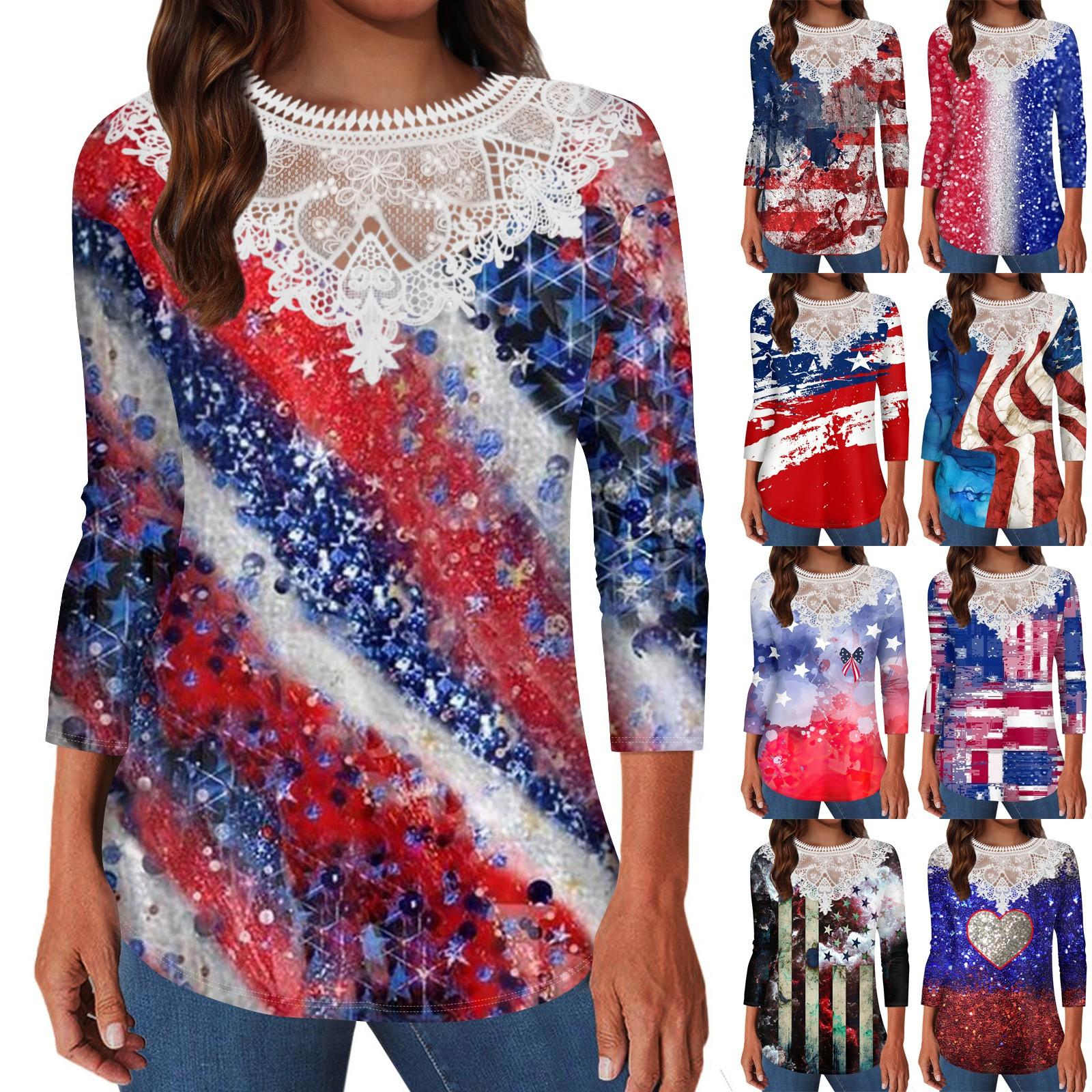 

Женский повседневный модный винтажный топ с кружевным вырезом и длинным рукавом с принтом