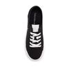 Calvin Klein Round Toe Lace-Up Logo Low Top Canvas Sneakers Men Sneakers Black White YM01209-0GM