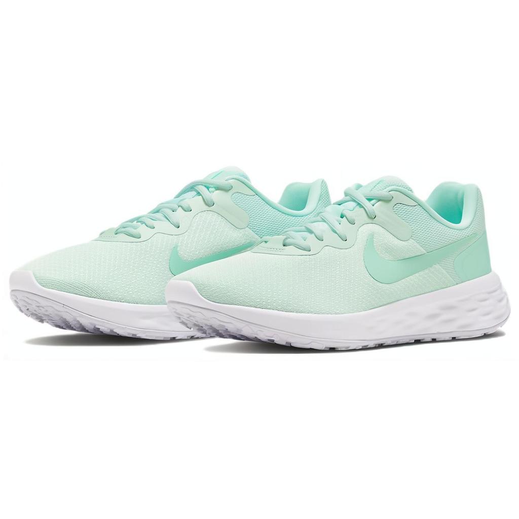 Nike Revolution 6 Next Nature Bequeme Mode Atmungsaktiv Low-Top Lässige Laufschuhe Damen Sneaker Grün Weiß DC3729-300