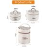 Vacuum Stainless Steel Leak Proof and Insulated Stainless Steel Two-Layer Lunch with Insulation Bag Suitable for  Office Picnics