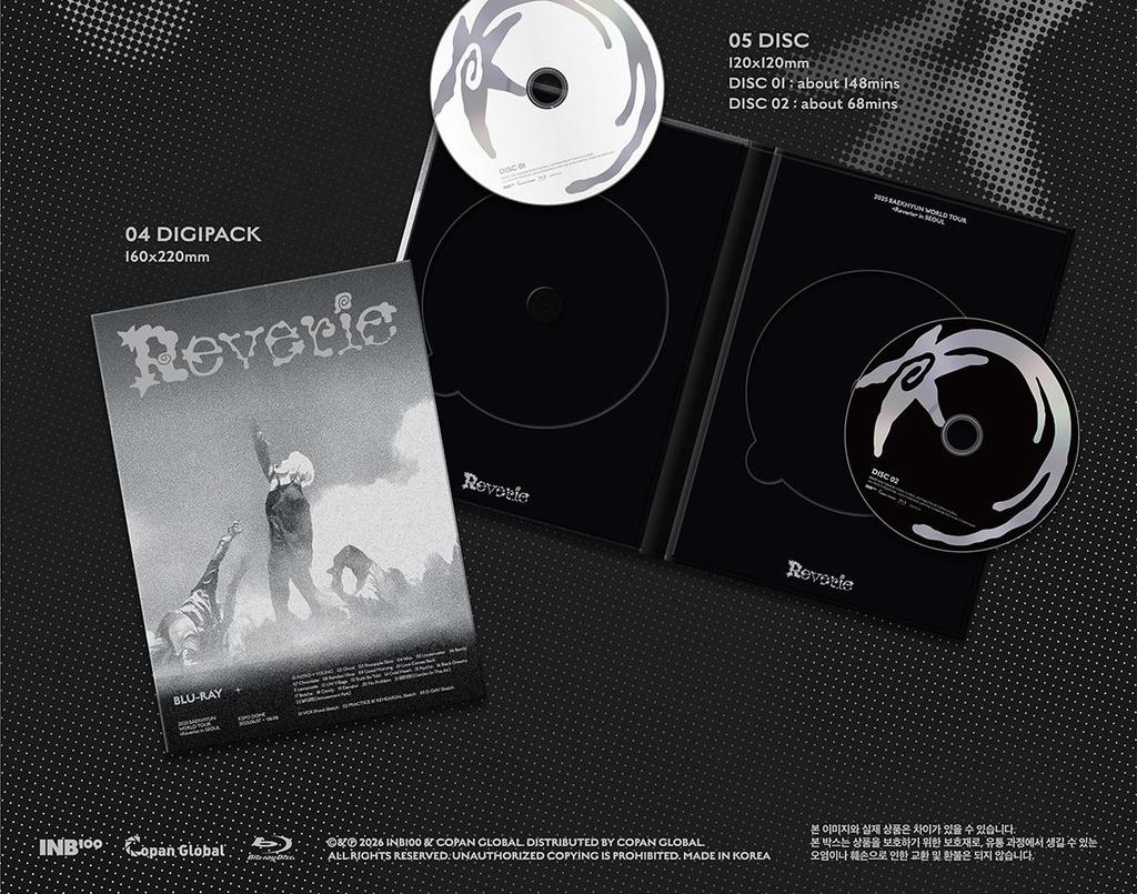 [POB] BAEKHYUN 2025 WORLD TOUR [Reverie] in SEOUL (Blu-ray)